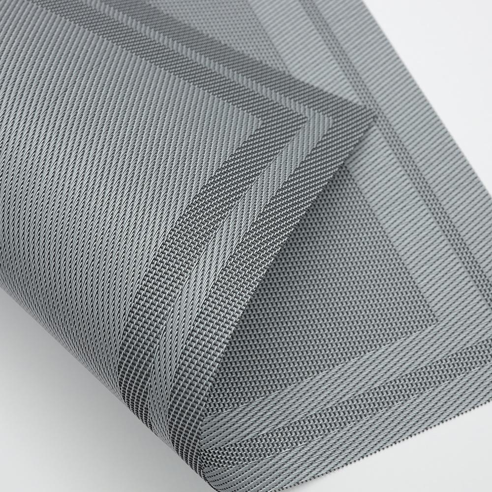 Jednoduchý rámový prostírání tkaný snadno čistitelný Evropský tepelně izolační podložka pod hrnek Teslin stolní podložka hotelová domácí PVC západní jídelní podložka