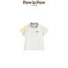 PawinPaw Boys' Polo Collar Colorblock Short Sleeve T-Shirt