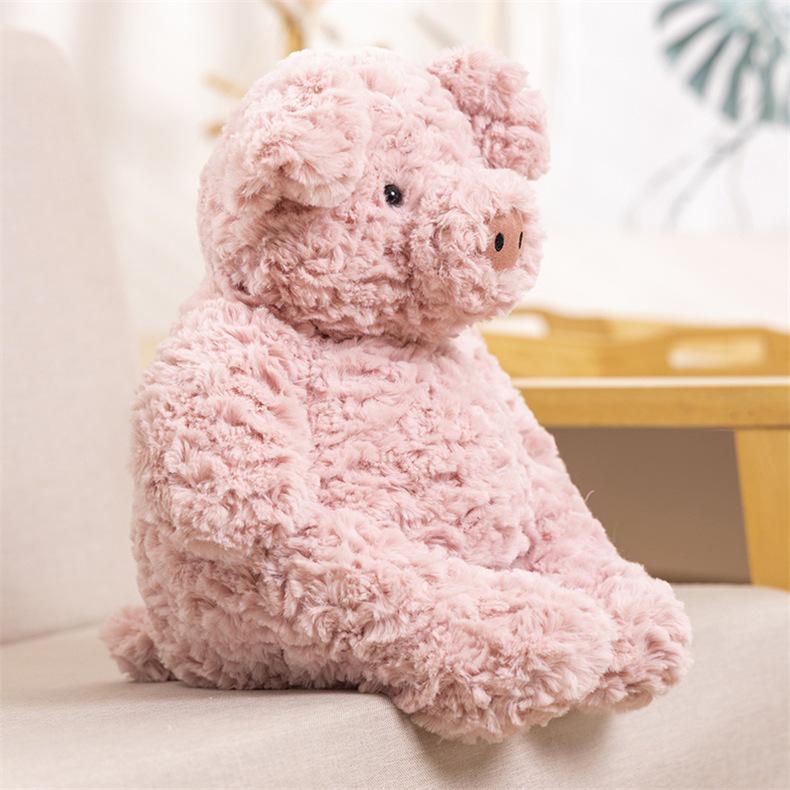 Barnaby Pig Plush Toy - Cute Jellycat Stuffed Animal Doll, Perfect Gift and Popular Online Celebrity Trend