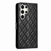 Wallet Pattern Faux Quilted Leather Case For Samsung Seriesgalaxy A12 A15 A17 A26 S20 S21 S22 S23 S24 S25 360° Protection With Card Slots Stand