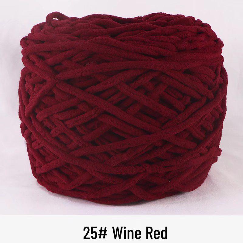 Handgjord Tjock Halsduksgarnboll - Mjuk DIY Stickning & Virkning