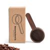 Coffee Measuring Scoop Walnut Wooden Coffee Spoon Kitchen Measuring Tablespoon Sugar Spice Powder Spoon Coffee Accessories Tools