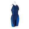 Mizuno Stream Ace Race Open Back Half Suit Size for Competitive Swimming and Challenge FINA Swimming Women's (N2MG2720, XL, Navy/Blue) Swimmers.