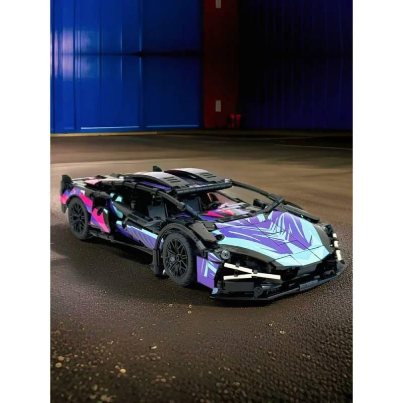 Auto Lanborgini Sport Bausteine Modell Zusammenbauen Kinder Pädagogisches Geschenk Spielzeug