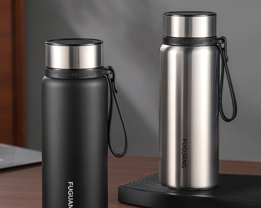 Fuguang 316L Stainless Steel Insulated Cup with Tea Water Separation