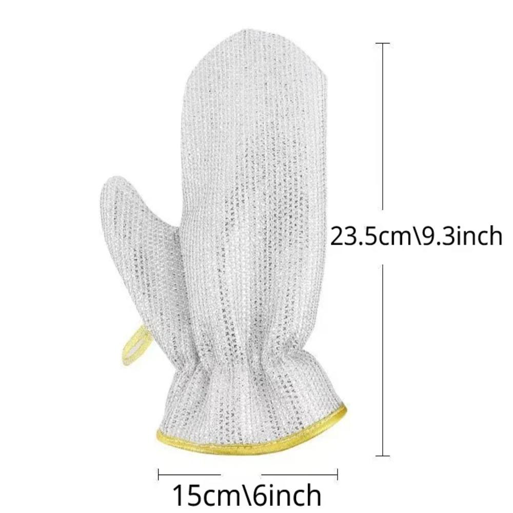 Household Cleaning Housework Cleaning Gloves Lengthened Steel Wire Ball Gloves