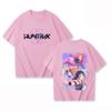 New Women's Fashion Funny Kpop Demon Hunters Graphic Print T Shirt Summer Unisex Loose Casual Plus Size Tee Tops