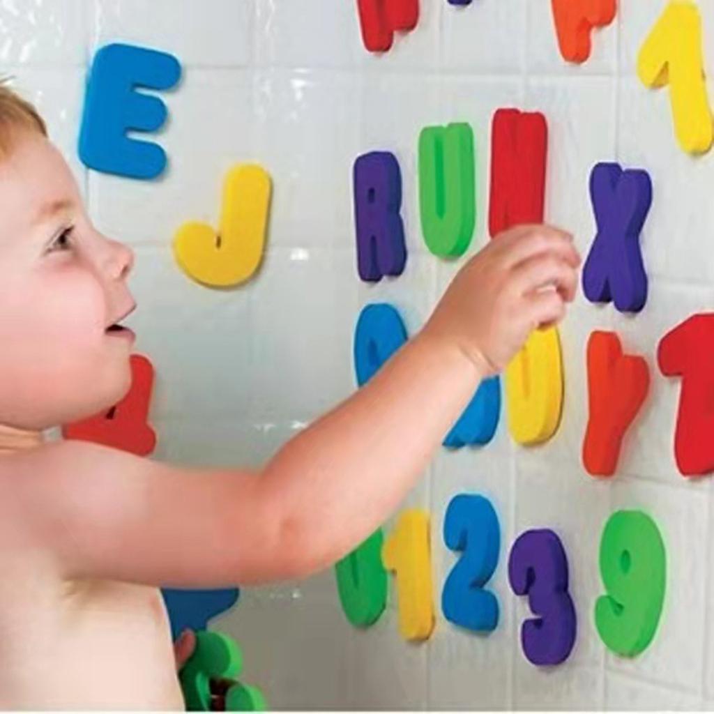 Foam Bath Letters And Numbers For Toddlers - Bath Toy Set For Kids 3+ Years - 36 Pieces