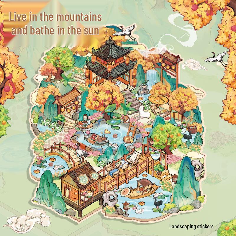 Mr. Paper 3D Fairy Tale Prince Scenery Stickers Pack