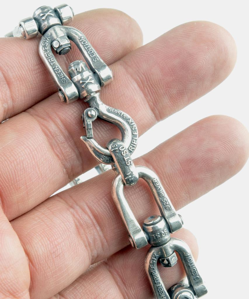 Sheen666 Industrial Series Sts020 Shackle Link Bracelet Small