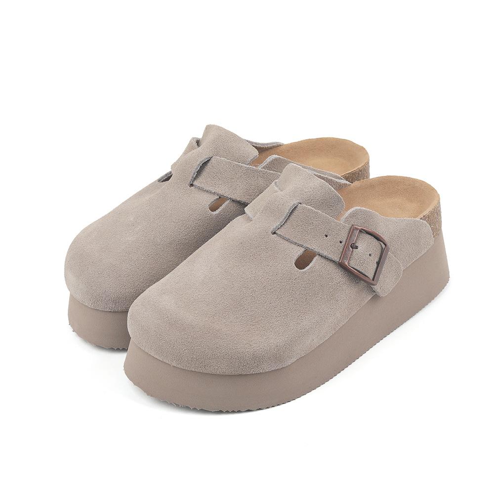 Oz Ugg Wear Adult Platform Soft Footbed Slippers Taupe