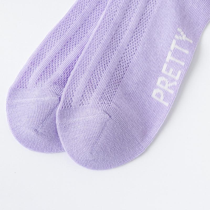 4Pairs/Set Kids Candy Socks Summer Mesh Thin Cotton Socks Sweet Cute Soft Cozy Breathable Socks For Girls