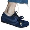 Piel suave esmerilada azul Zapatos de entrenamiento alemanes moda femenina zapatos casuales 2025 nuevo principios de otoño retro Forrest Gump zapatos de mujer zapatos de vestir