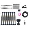 Irrigation System Kit for Outdoor Plants Watering Systems with Adjustable Bendable Nozzle Garden Irrigation Hose Kit for Courtyard Lawn Vegetable