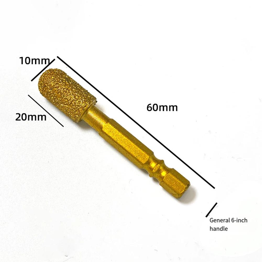 Compact Dimensions Diamond Grinding Bit Easy To Maneuver Jewelry Making Multi-functional Application 60mm Length About