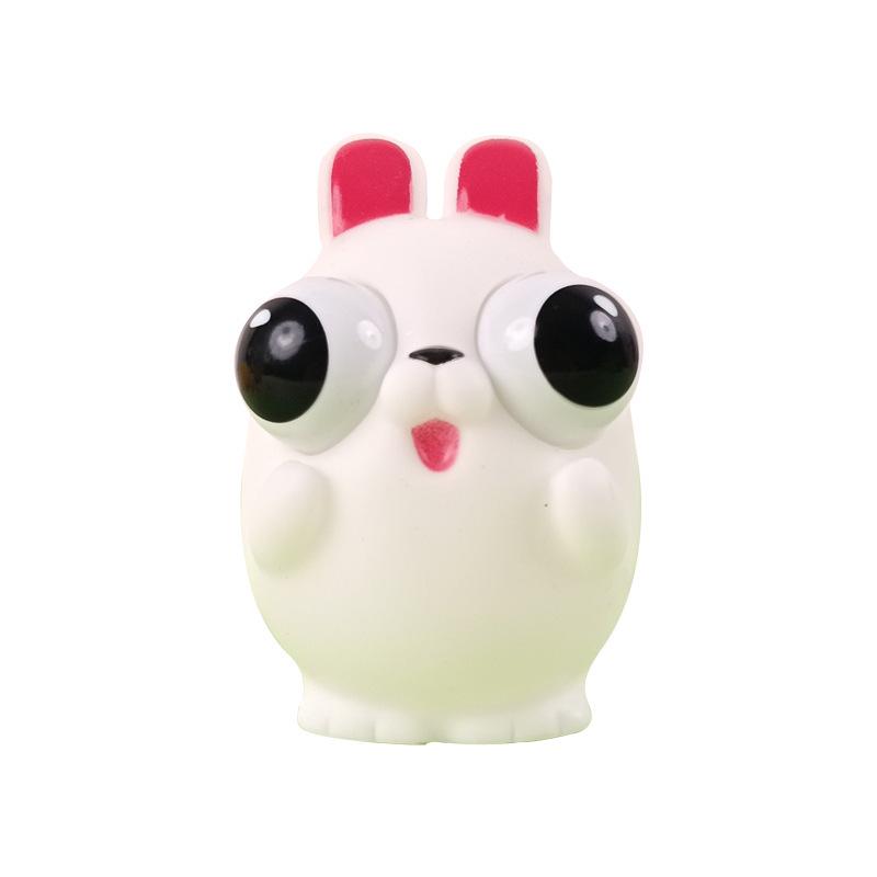 Wide-Eyed Animal Squeeze Toy for Stress Relief - Bulging Eye Children's Venting Toy