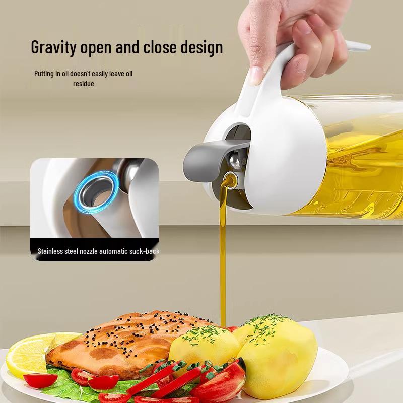 

Новый стеклянный флакон-спрей для масла для аэрофритюрницы и кухонного приготовления Glass - Extra Large Capacity 630ml