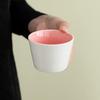 OLOEY Knochenporzellan Tragbare Kaffee- und Teetassen mit Lanyard (2er Set)