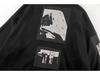 ERD Vintage Madonna Illustration Zipper Hoodie for Men