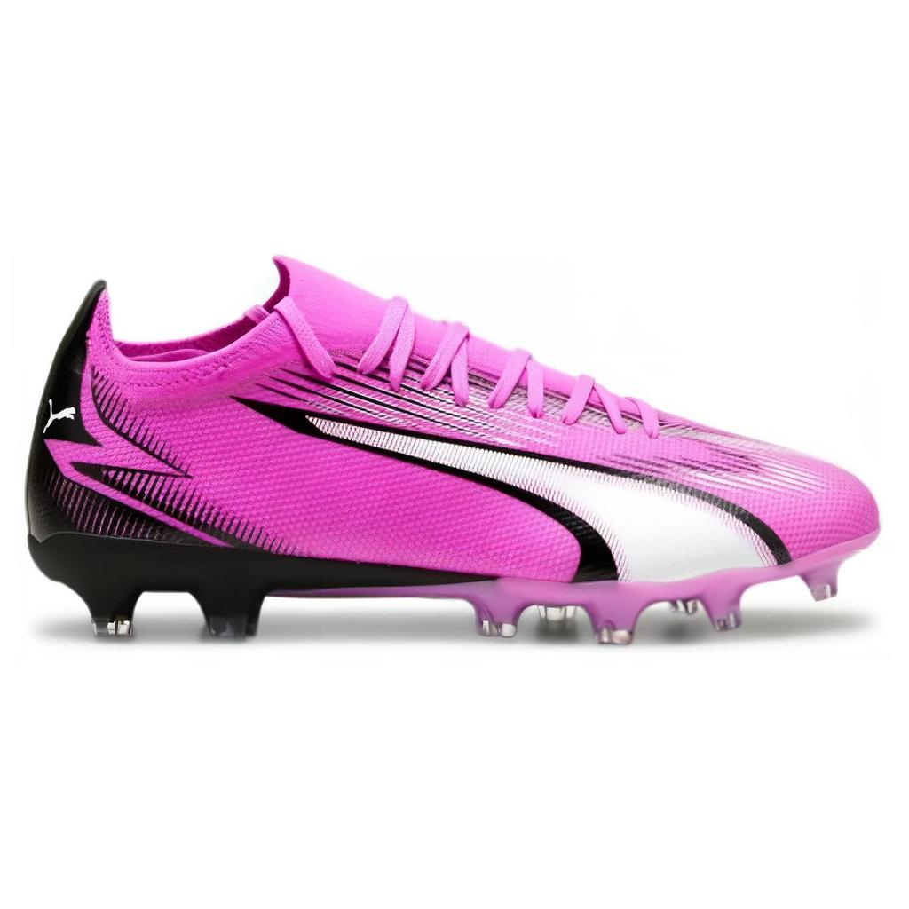 Puma Ultra Match Low AG FG Soccer Shoes Unisex Soccer Shoes Pink White 107754-01