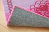 Ikehiko Desk Carpet Rug 1 Tatami Mat Girl Eiffel Pattern Pink 110 X 133 Cm "Jenne" Approx.
