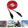 Cavo SAE Doppio Cavo di Estensione USB Doppia Interfaccia SAE Cavo Cavi Batteria Cablaggio Terminale Cavo di Estensione SAE Cavo Caricabatterie ABS per Moto