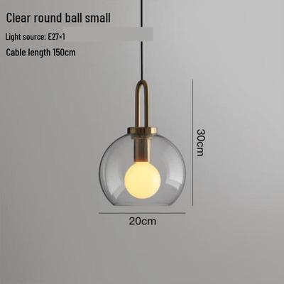 Oeny Post-Modern Luxury Spherical Glass Pendant Light