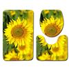 3Pcs/Set Bathroom Set Rug Anti Slip Carpet for Home Decor Toilet Mat