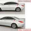 For Hyundai Sonata 2011 2012 2013 2014 ABS Plastic Rear Window Quarter Louver Cover Side Vent Trim Car Adhesive Accessories