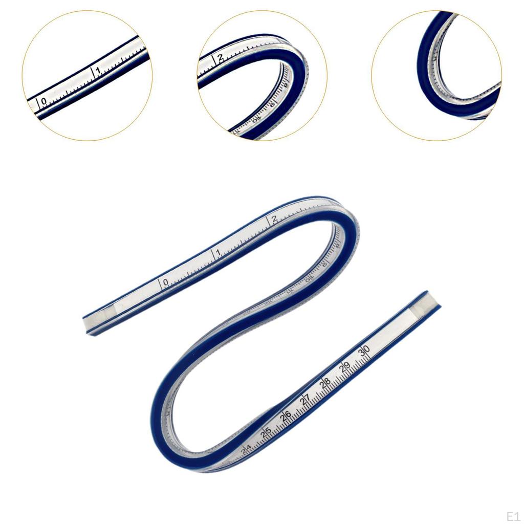 Curved Ruler for Crafting And Design Projects