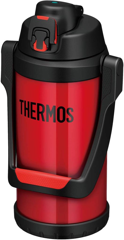 Thermos Vacuum Insulated Sports Fire FIR Jug, 2.0L, Red, FFV-2000