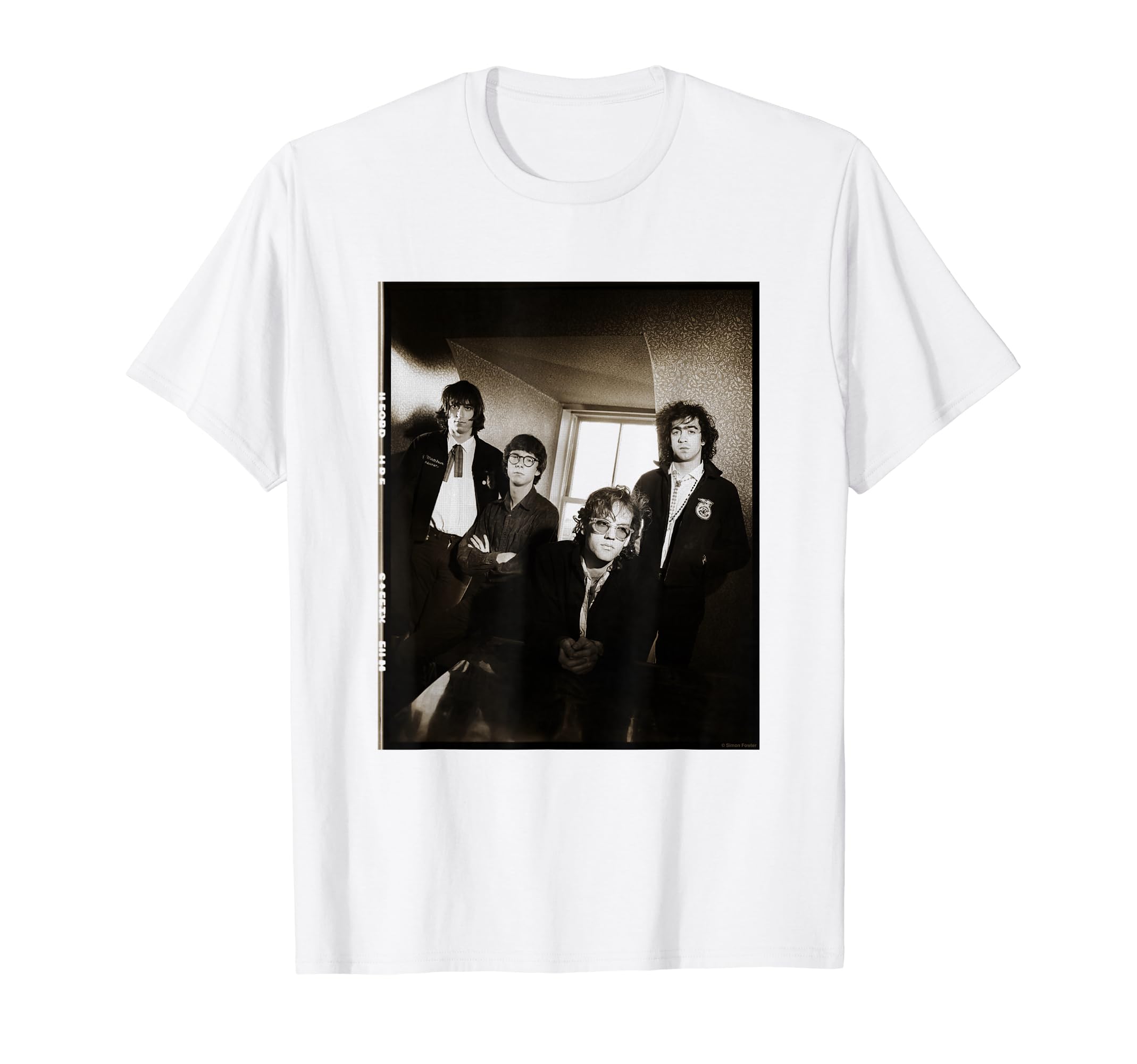 REM 1981 Band Photo Simon Fowler T-Shirt