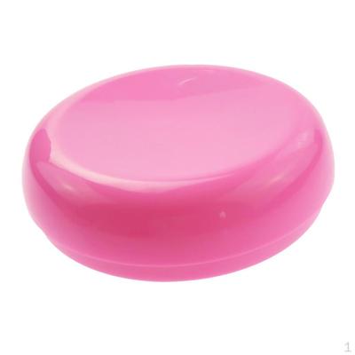 Yuvarlak Şekil Pimli Yastık Minderi, Pimlerin Saklanması / Dikiş - Pembe