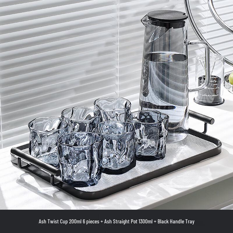 Naijiang High-End Twisted Glass Drinkware Set