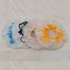 Starry Sky Waterproof Double-Layer Shower Cap - Stars & Moon Design for Women