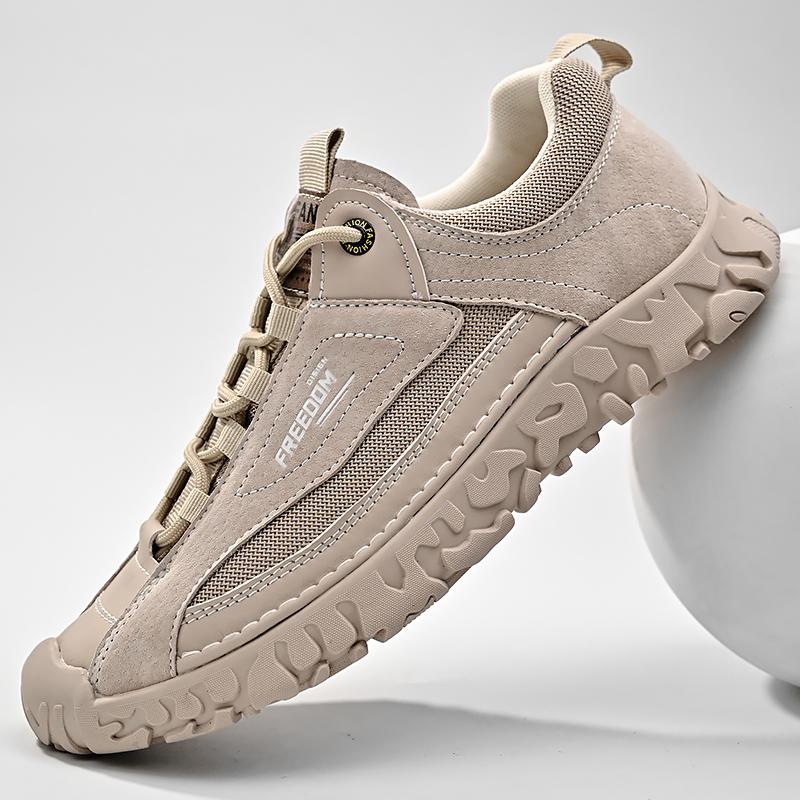 Модные мужские туфли на шнуровке из натуральной кожи — фото 8