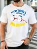 Retro Animated Milhouse Slogan Face Art Print Unisexs Light Cotton Short Sleeve Loose Fit Nostalgic Cartoon Casual Daily T Shirt