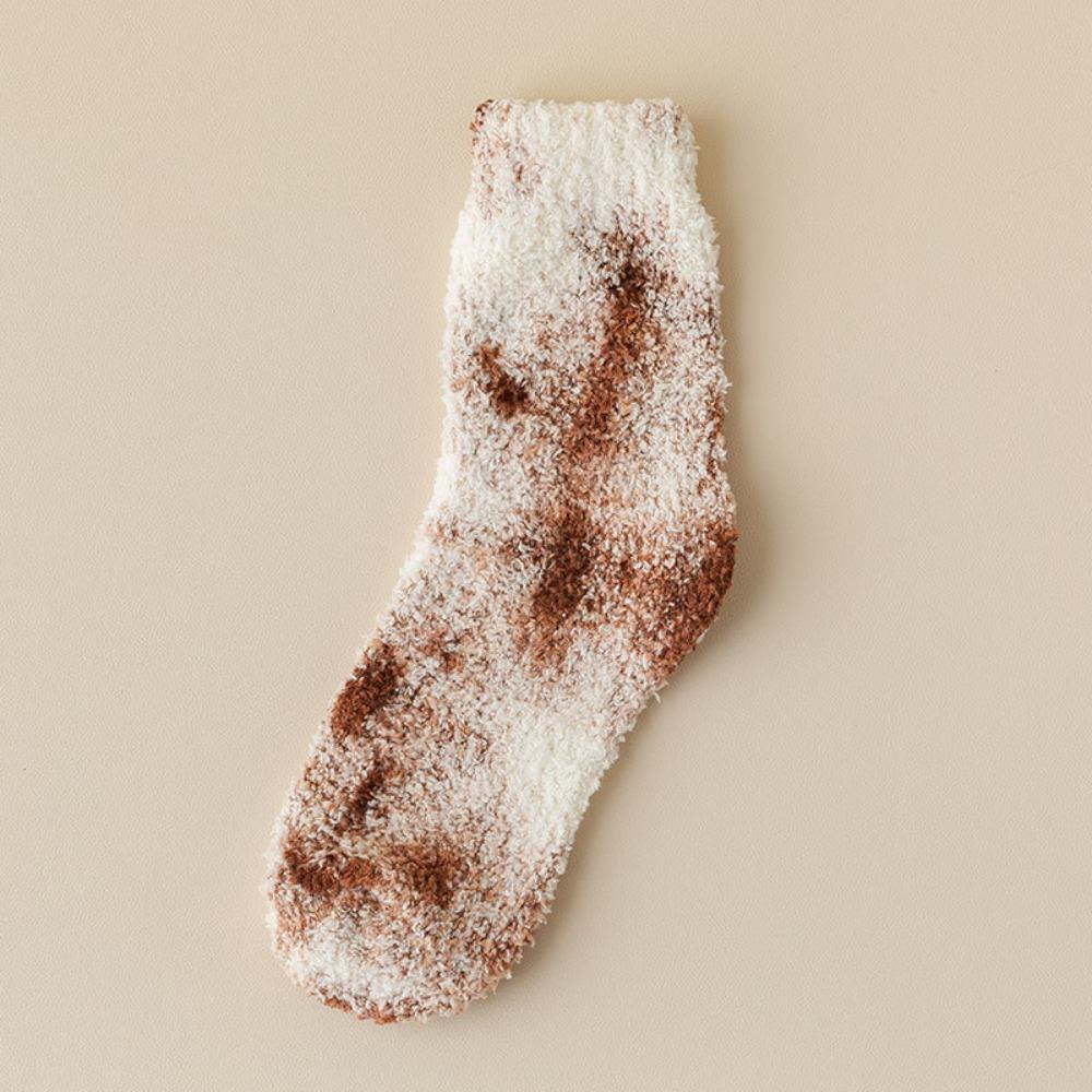 Șosete Femei Coral Plush Coral Fleece Sosete Îngroșate Pardoseală Sosete Moale Papuc