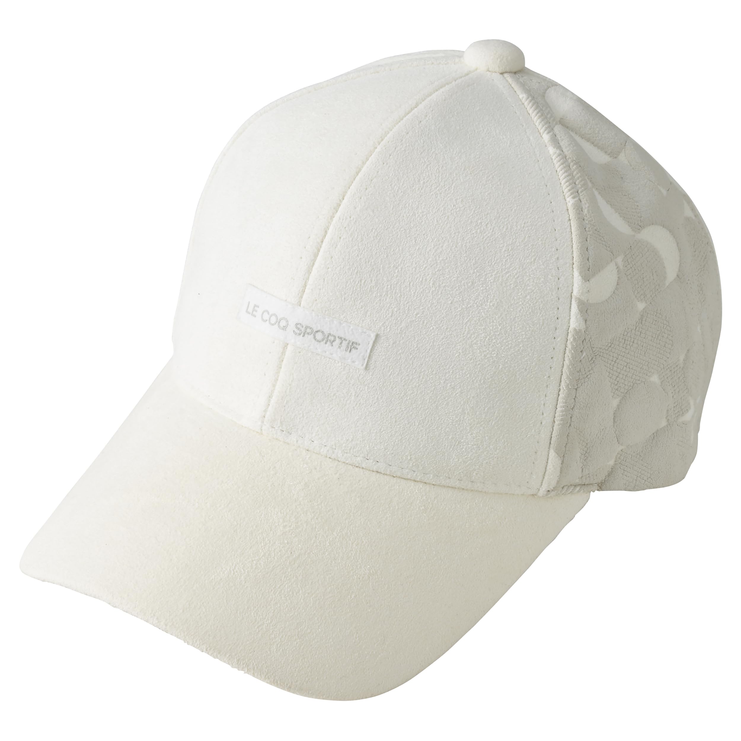 

Coq Sportif Cap Heat Navi Warm Embossed Cold Protection Golf LG4FCP06L WH00 [Le Golf] Women s (White)