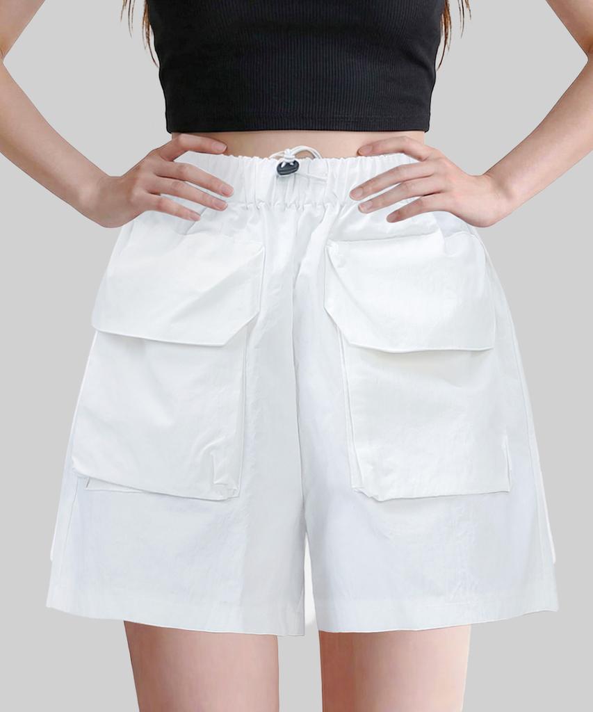 Keulleiseu Upf 50+ Uv Protection Cargo Pocket Shorts_Charcoal