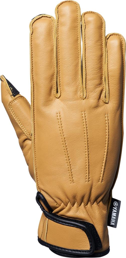 Yamaha Motor (Yamaha) Riding Gloves [YAMAHA MOTOR ORIGINAL] YAG66 Washable Leather Winter Gloves, Camel, Size Small, 90792G074W
