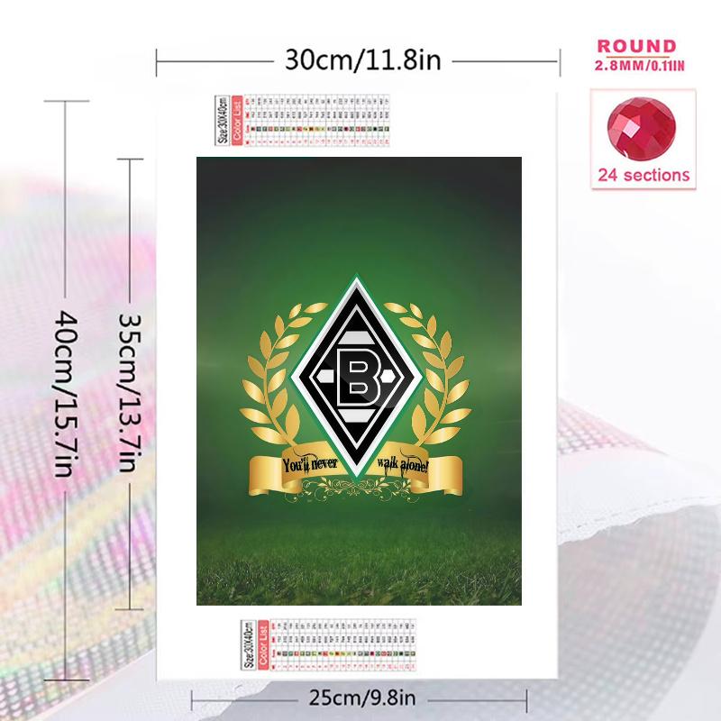 Never Walk Alone 100% Round Full Drill 5D DIY Diamond Painting Embroidery Cross Stitch Rhinestone Decor