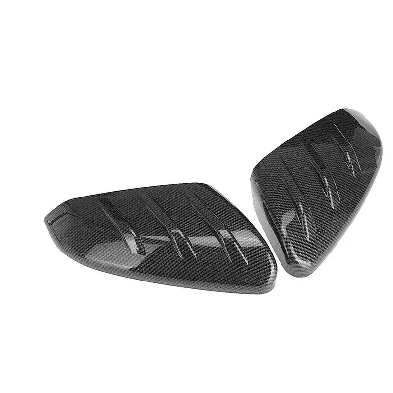For Honda Civic 10th 2016- Car Rearview Side Mirror Cover Wing Cap Exterior Sticker Door Rear View Case Trim Carbon Fiber