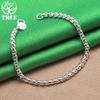 Wholesale Original 925 Sterling Silver Multi-Circle Chain Bracelet For Women Fashion Jewelry Birthday Party Gift New Accessories
