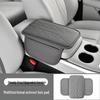 Car Armrest Pad: Breathable, Thin Style with Side Pockets, Central Elbow Protector Cover