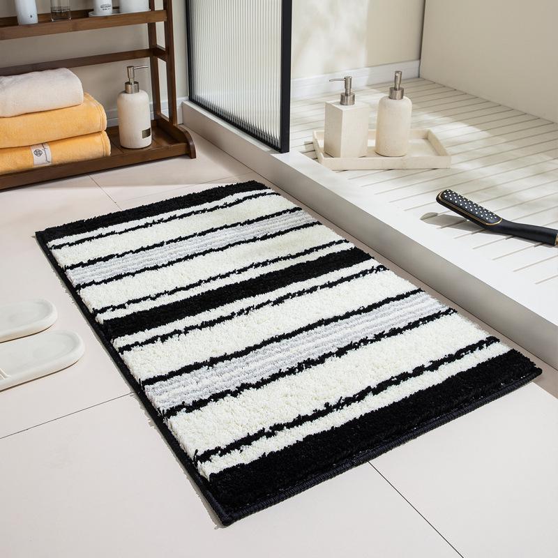 Anti-Slip Bathroom Floor Mat: Water-Absorbent, Wear-Resistant Carpet for Entrance