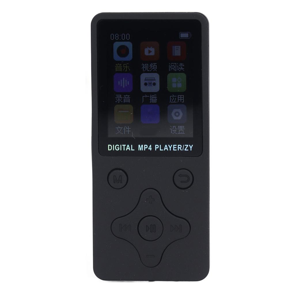 32GB MP3 MP4 přehrávač s Bluetooth 5.0 1,8palcovým displejem Přenosný HiFi hudební přehrávač s reproduktorem