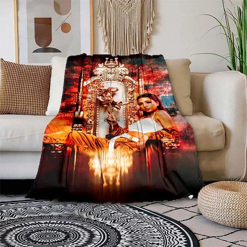 

3D Печать Одеяло Ева Куин Мягкий Чехол для Дивана Плед Флисовый Гобелен Легкое Теплое Одеяло для Кровати для Спальни Дивана 75x100cm