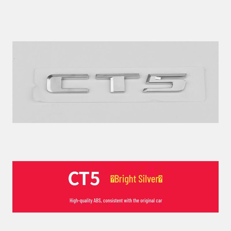 Cadillac CT4/CT5/CT6 AWD 40T XTS ATSL Rear Plastic Emblem for Car Modification