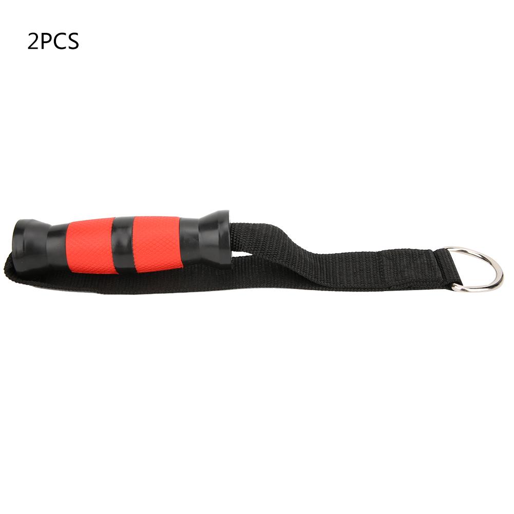Resistance Bands Handles Strength Training Heavy Duty Pull Handle Grips Gym Fitness Workout EquipmentRed